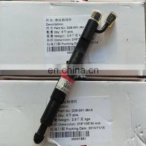 Shanghai Diesel Engine Parts D6114 D9 SC8D SC9D S00002800 D28-001-36+A Fuel Injector thumbnail-1