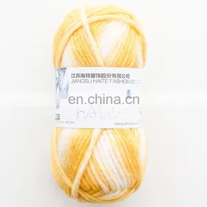 Wholesale Acrylic and Nylon Blend Worsted Weight Fancy Yarn for Knitting Scarf thumbnail-3