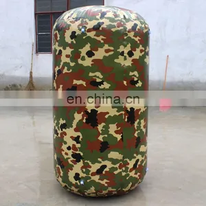 Wholesale Laser Tag Paintball Bunker Equipment Inflatable Camouflage Barriers Bunkers For Sale thumbnail-7