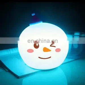 Portable Cute Sheep Silicone Led Night Light ,touch Sensor Beside Table Lamp for Bedroom thumbnail-5