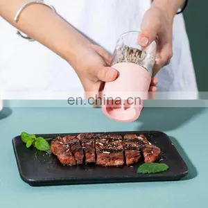 Wholesale 2021 New Arrival Custom Logo Modern 100ml Glass Onion Manual Pepper Grinder thumbnail-5