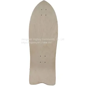 Hot Selling Factory Customized New Design 7ply Fish Cruiser Skateboard Deck Surf Skateboard Deck thumbnail-2