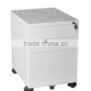 (DL-M1 ) Office Storage Steel Metal Mobile Pedestal File Cabinet on Castors With 3 Drawer 2 Box 1 File -workplace Organization thumbnail-1