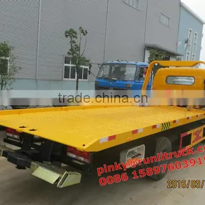Cheap Price DFAC Towing Truck With Crane Platform 4Tons Wrecker Tow Trucks Hot Sales thumbnail-1
