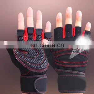 Neoprene Bodybuilding Sport Fitness Gloves Exercise Training Gym Gloves for Men Women thumbnail-2
