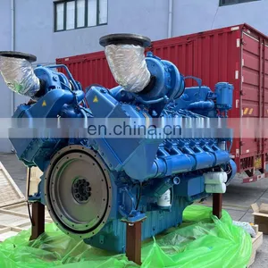 Fictory Direct 882kw/1200hp Weichai Baudouin 12M33 Series 12M33C1200-18 Marine Diesel Engine thumbnail-2