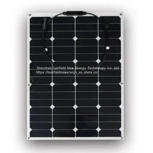 70W 22.5V High Efficiency Mono Flexible Solar Panel thumbnail-2