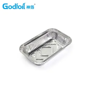 Rectanglar Aluminum Foil Container Wrinkle Wall Container thumbnail-3