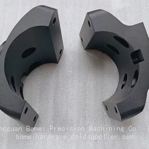 CNC 6063-T6 Aluminum Collars With Black Anodized For Electric Bicycle thumbnail-1