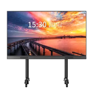 Pantalla de visualización de pared de televisión LED de tecnología COB de 138 pulgadas y 1,5 mm de espesor, duradera, con SDK para conferencias de video inteligentes en sistema Windows thumbnail-2