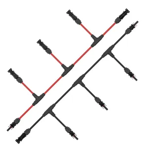 NSPV Solar DC Y Cable Harness Y Branch Wiring 1500V Solution XLPE Copper Tinned Positive Negative thumbnail-1