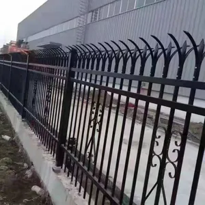 Decorative Metal Wrought Iron Steel Fence for Garden Edging and Ornament thumbnail-2