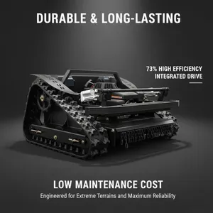 Vigorun Gasoline Engine Mowers Durable Long-Lasting 200M Remote Control VTLM600 Brush Mower for Hillsides thumbnail-1