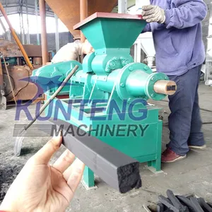 Small Scale Charcoal Briquette Making Machine Compressed Coal Industry Machines Automatic Extruder Production Line thumbnail-3