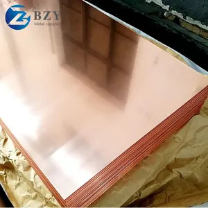 Shiny Copper Plate 0.5mm - 5mm Brushed Brass Copper Sheet thumbnail-2