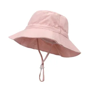 Breathable Mesh UV Sun Bucket Hat With Adjustable Windproof Chin Cord thumbnail-4