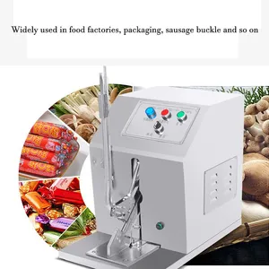 MO-Qdmdch Electric Buckle Machine BZ019 U Clip Sealing 304 Stainless Steel 30 Times/min Ham Sausage Bag Clipping Machine Price thumbnail-5