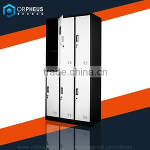Elegant White Color Moisture Resistant Swimming Pool Changing Room Locker For 6 Person thumbnail-1