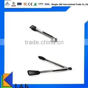 Hot Sale Stainless Steel Tongs Nylon Clip Nylon Locking Tongs, BBQ Tongs thumbnail-1