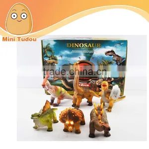 2015 Hot Cartoon Kid Toys Style Vinyl Plastic Sets Dinosaurs Park Ancient Invade Toy thumbnail-2