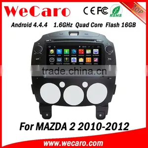 Wecaro Android 4.4.4 Navigation System 8" Touch Screen for Mazda 2 Car Stereo WIFI 3G 1.6 Ghz Cpu 2010-2012 thumbnail-1