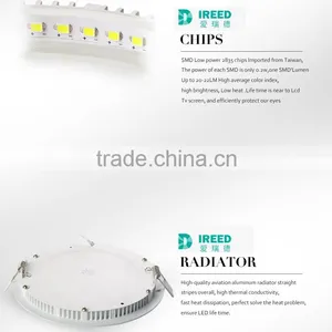 2016 Warm White and Pure White LED Round Panel Light thumbnail-3