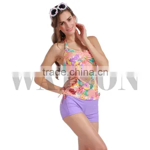 Printig Material Lady's Tankini Bathing Suit thumbnail-1