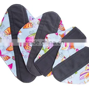 2016 Reuseable Cloth Menstrual Heavy Flow Washable Sanitary Pads thumbnail-1