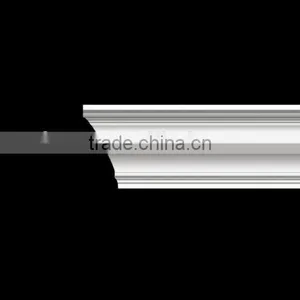 High Quality PU Plain Cornice Mouldings For Ceiling Cornice Design thumbnail-2