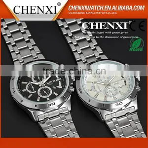 Calendar C027D Three Dial China Watch Manufacturer CHENXI Men Watch Factory Men Watch Wholesale Stainless Steel Watches Man thumbnail-5