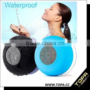 2015 Portable Waterproof Bluetooth Speaker Shower Speaker Car Handsfree Receive Call & Music Suction Phone thumbnail-1
