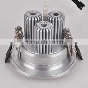 2015 New Dimmable LED Ceiling Lamp 3w 5w 7w 9w 12w LED Spotlights Silver Shell thumbnail-3