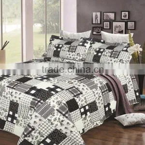 Wedding Down Patchwork Quilt With Crochet Flower thumbnail-1