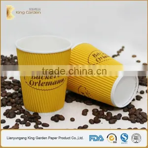 Coffee to go Paper Cup Ripple Wall With Lids thumbnail-4