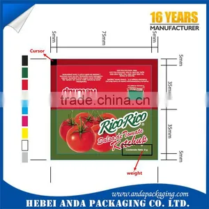 Tomato Sauce Packaging Film/ketchup Packaging Film Roll /tomato Paste Wrapping Film Roll thumbnail-1