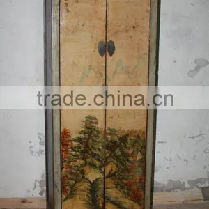 Chinese Antique Two Door Painting Cabinet thumbnail-1