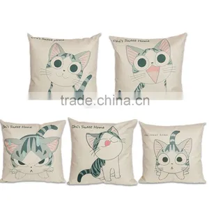 100% Polyester Home Decorative Digital Printing Cheap Cushion Cover thumbnail-1