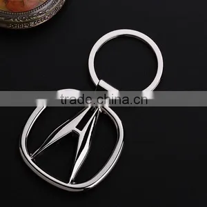 New Custom Metal Car Logo Brand Shape Keyring Keychain for Car thumbnail-6