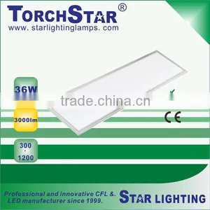 0.3X1.2m Square LED Panel Light Ultra Thin 36W 48W LED Light Panel thumbnail-1