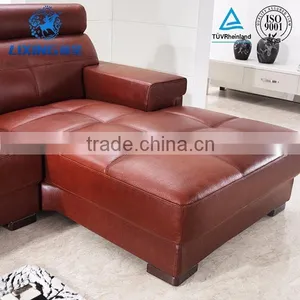 Living Room Corner Luxury European Style Leather Sofa Set thumbnail-3