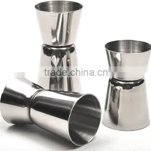 Customized Logo Stainless Steel Bartender Cocktail Measuring Jigger thumbnail-1