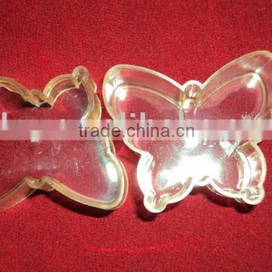 Butterfly Shape Clear Plastic Tealight Cups thumbnail-1