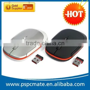 Slim Black Bluetooth Wireless Mouse,2.4Ghz thumbnail-1