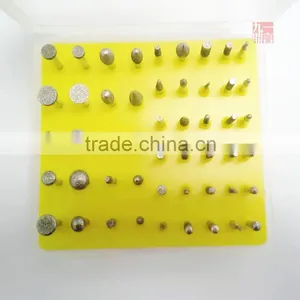 Wholesale Diamond Grinding Needle Diamond Drill Bit Sharpener Burr Set For Rotary Tool thumbnail-5