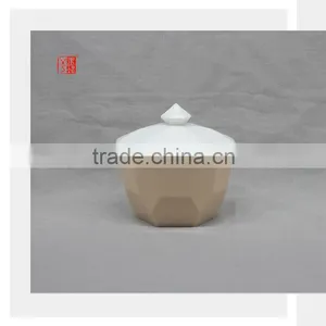 Small Color Clay Porcelain Tea Coffee Sugar Pot thumbnail-1