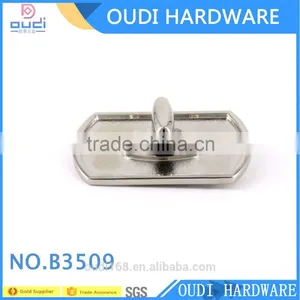 Round Aquare 53*32mm Bag Accessories Turn Lock, thumbnail-1