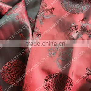 High Quality Polyester Jacquard Lining Fabric for Backpacks Luggage/bags thumbnail-4