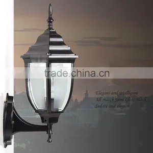 European Black Die-casting Zinc and Aluminun Garden Outdoor Wall Lamp thumbnail-2