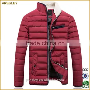 High Quality Winter Weatherproof Men's Puffer Jacket Neck With Fleece thumbnail-3