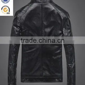 New European Hight Quality Cheap Man's Leather Jacket thumbnail-4